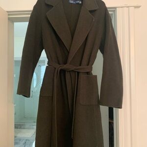 Ralph Lauren dark olive green  Trench Coat